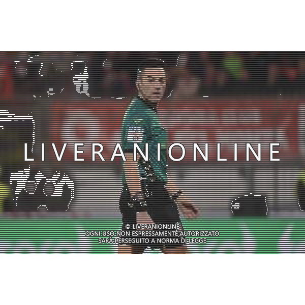 l\'arbitro Antonio Rapuano di Rimini Monza vs Milan Monza 18-02-2023 U-Power Stadium Campionato Serie A TIM - 23a giornata foto Roberto Garavaglia/ag. Aldo Liverani sas / AGENZIA ALDO LIVERANI SAS