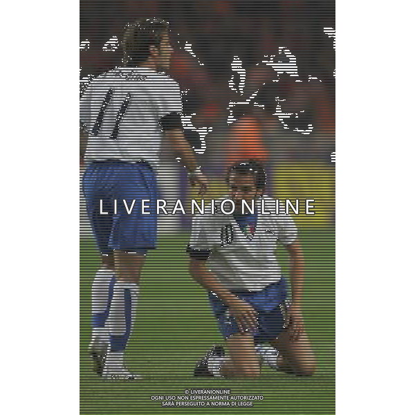 ITALIA-OLANDA NELLA FOTO:GILARDINO E DEL PIERO PH LUZZANI/AG ALDO LIVERANI