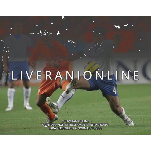 ITALIA-OLANDA NELLA FOTO:van der vaart e gattuso PH LUZZANI/AG ALDO LIVERANI