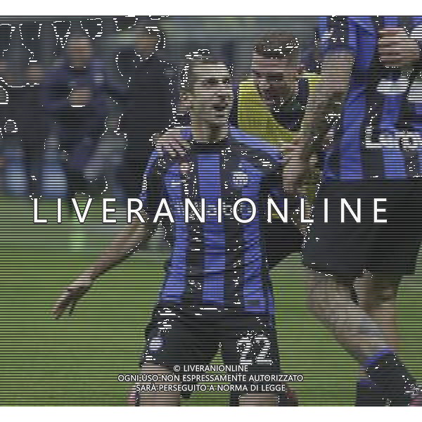 Esultanza dopogol Henrikh Mkhitaryan - INTER vs UDINESE Campionato Calcio Serie A TIM 18-02-2023 ©PAOLO GIAMPIETRI / AGENZIA ALDO LIVERANI SAS