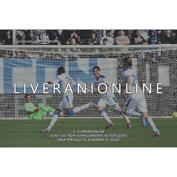 TVRG esultanza Lecce dopo il gol dell\'1 a 0 Atalanta vs Lecce Bergamo 19-02-2023 Gewiss Stadium - Stadio Atleti Azzurri d\'Italia Campionato Serie A TIM - 23a giornata foto Roberto Garavaglia/ag. Aldo Liverani sas/ AGENZIA ALDO LIVERANI SAS