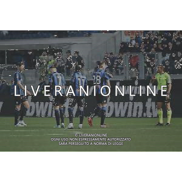 TVRG proteste Atalanta dopo il gol subito Atalanta vs Lecce Bergamo 19-02-2023 Gewiss Stadium - Stadio Atleti Azzurri d\'Italia Campionato Serie A TIM - 23a giornata foto Roberto Garavaglia/ag. Aldo Liverani sas/ AGENZIA ALDO LIVERANI SAS