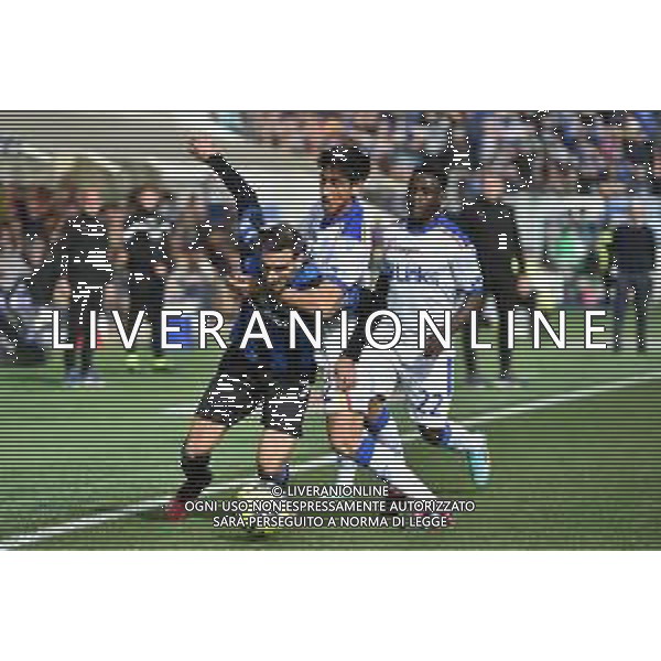 TVRG Davide Zappacosta (Atalanta) e Youssef Maleh (Lecce) Atalanta vs Lecce Bergamo 19-02-2023 Gewiss Stadium - Stadio Atleti Azzurri d\'Italia Campionato Serie A TIM - 23a giornata foto Roberto Garavaglia/ag. Aldo Liverani sas/ AGENZIA ALDO LIVERANI SAS