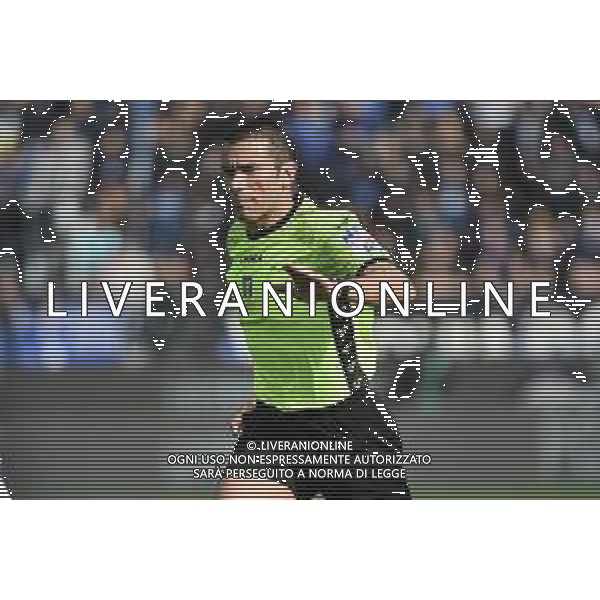 TVRG l\'arbitro Marco Piccinini di Forli\' Atalanta vs Lecce Bergamo 19-02-2023 Gewiss Stadium - Stadio Atleti Azzurri d\'Italia Campionato Serie A TIM - 23a giornata foto Roberto Garavaglia/ag. Aldo Liverani sas/ AGENZIA ALDO LIVERANI SAS