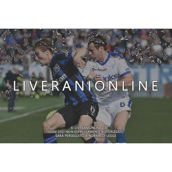 TVRG Rasmus Hojlund (Atalanta) e Federico Baschirotto (Lecce) Atalanta vs Lecce Bergamo 19-02-2023 Gewiss Stadium - Stadio Atleti Azzurri d\'Italia Campionato Serie A TIM - 23a giornata foto Roberto Garavaglia/ag. Aldo Liverani sas/ AGENZIA ALDO LIVERANI SAS