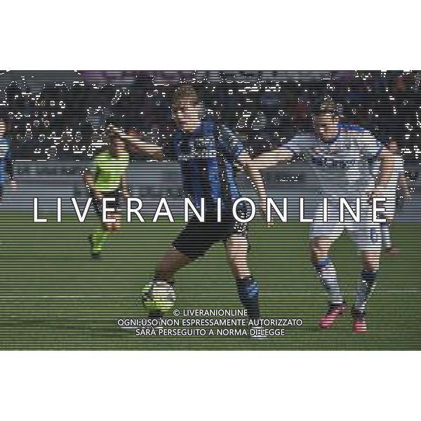 TVRG Rasmus Hojlund (Atalanta) e Federico Baschirotto (Lecce) Atalanta vs Lecce Bergamo 19-02-2023 Gewiss Stadium - Stadio Atleti Azzurri d\'Italia Campionato Serie A TIM - 23a giornata foto Roberto Garavaglia/ag. Aldo Liverani sas/ AGENZIA ALDO LIVERANI SAS