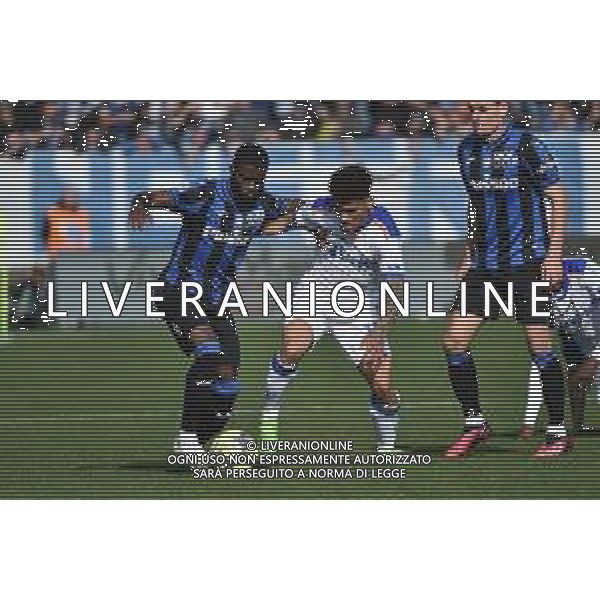 TVRG Jeremie Boga (Atalanta) e Valentin Gendrey (Lecce) Atalanta vs Lecce Bergamo 19-02-2023 Gewiss Stadium - Stadio Atleti Azzurri d\'Italia Campionato Serie A TIM - 23a giornata foto Roberto Garavaglia/ag. Aldo Liverani sas/ AGENZIA ALDO LIVERANI SAS