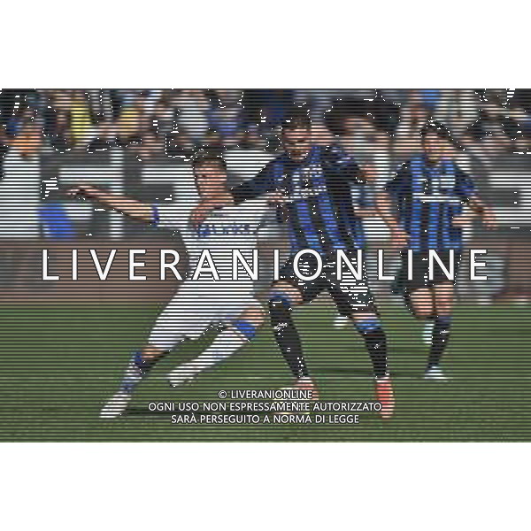 TVRG Lorenzo Colombo (Lecce) e Jose\' Luis Palomino (Atalanta) Atalanta vs Lecce Bergamo 19-02-2023 Gewiss Stadium - Stadio Atleti Azzurri d\'Italia Campionato Serie A TIM - 23a giornata foto Roberto Garavaglia/ag. Aldo Liverani sas/ AGENZIA ALDO LIVERANI SAS