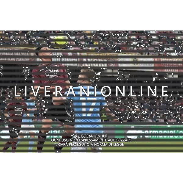 Stadio Arechi, Salerno 19 Febbraio 2022 Serie A Tim 2022-2023 Salernitana-Lazio In foto: Flavius Daniliuc e Ciro Immobile ©Andrea Rosito / AGENZIA ALDO LIVERANI SAS