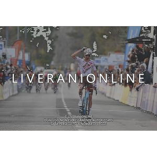 19-02-2023 Tour Des Alpes Maritimes Et Du Var; Tappa 03 Villefranche Sur Mer - Vence; 2023, Ag2r - Citroen; Paret Peintre, Aurelien; Vence; ©SIROTTI / AGENZIA ALDO LIVERANI SAS