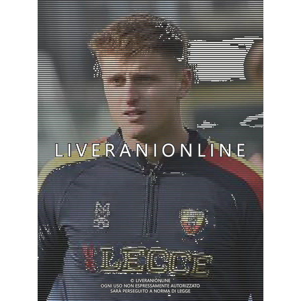 TVRG Lorenzo Colombo (Lecce) Atalanta vs Lecce Bergamo 19-02-2023 Gewiss Stadium - Stadio Atleti Azzurri d\'Italia Campionato Serie A TIM - 23a giornata foto Roberto Garavaglia/ag. Aldo Liverani sas/ AGENZIA ALDO LIVERANI SAS