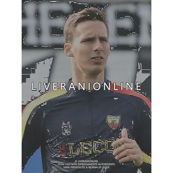 TVRG Tommaso Cassandro (Lecce) Atalanta vs Lecce Bergamo 19-02-2023 Gewiss Stadium - Stadio Atleti Azzurri d\'Italia Campionato Serie A TIM - 23a giornata foto Roberto Garavaglia/ag. Aldo Liverani sas/ AGENZIA ALDO LIVERANI SAS