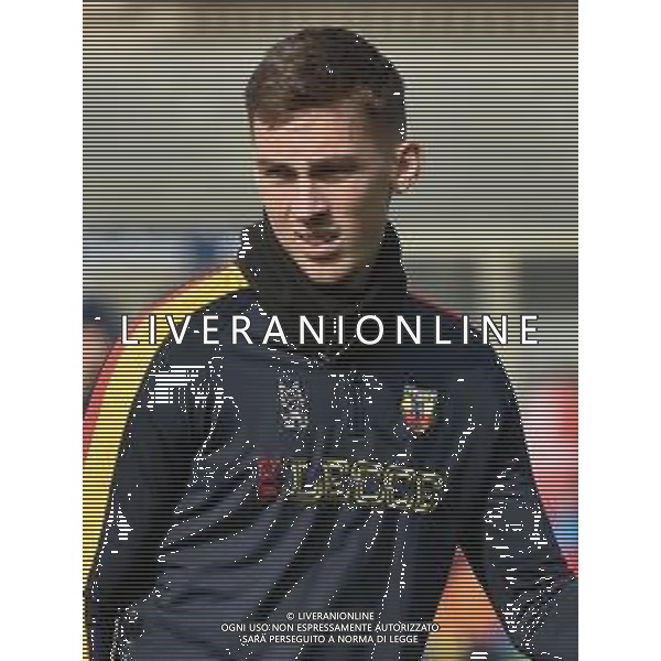 TVRG Kristoffer Askildsen (Lecce) Atalanta vs Lecce Bergamo 19-02-2023 Gewiss Stadium - Stadio Atleti Azzurri d\'Italia Campionato Serie A TIM - 23a giornata foto Roberto Garavaglia/ag. Aldo Liverani sas/ AGENZIA ALDO LIVERANI SAS