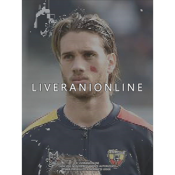 TVRG Antonio Gallo (Lecce) Atalanta vs Lecce Bergamo 19-02-2023 Gewiss Stadium - Stadio Atleti Azzurri d\'Italia Campionato Serie A TIM - 23a giornata foto Roberto Garavaglia/ag. Aldo Liverani sas/ AGENZIA ALDO LIVERANI SAS