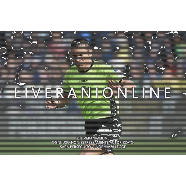 TVRG l\'arbitro Marco Piccinini di Forli\' Atalanta vs Lecce Bergamo 19-02-2023 Gewiss Stadium - Stadio Atleti Azzurri d\'Italia Campionato Serie A TIM - 23a giornata foto Roberto Garavaglia/ag. Aldo Liverani sas/ AGENZIA ALDO LIVERANI SAS