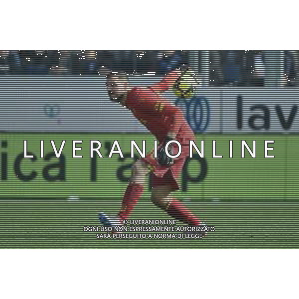 TVRG Wladimiro Falcone (Lecce) Atalanta vs Lecce Bergamo 19-02-2023 Gewiss Stadium - Stadio Atleti Azzurri d\'Italia Campionato Serie A TIM - 23a giornata foto Roberto Garavaglia/ag. Aldo Liverani sas/ AGENZIA ALDO LIVERANI SAS