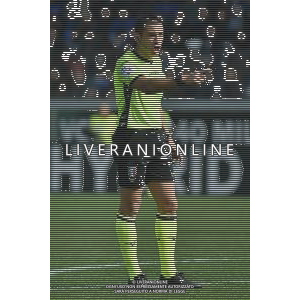 TVRG l\'arbitro Marco Piccinini di Forli\' Atalanta vs Lecce Bergamo 19-02-2023 Gewiss Stadium - Stadio Atleti Azzurri d\'Italia Campionato Serie A TIM - 23a giornata foto Roberto Garavaglia/ag. Aldo Liverani sas/ AGENZIA ALDO LIVERANI SAS