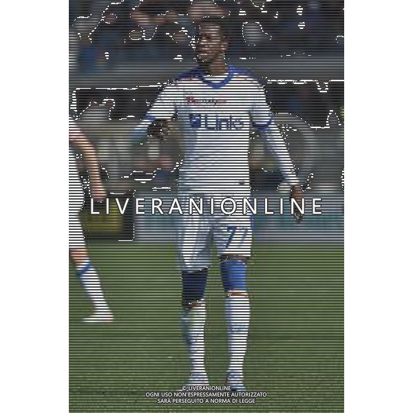 TVRG Assan Ceesay (Lecce) Atalanta vs Lecce Bergamo 19-02-2023 Gewiss Stadium - Stadio Atleti Azzurri d\'Italia Campionato Serie A TIM - 23a giornata foto Roberto Garavaglia/ag. Aldo Liverani sas/ AGENZIA ALDO LIVERANI SAS