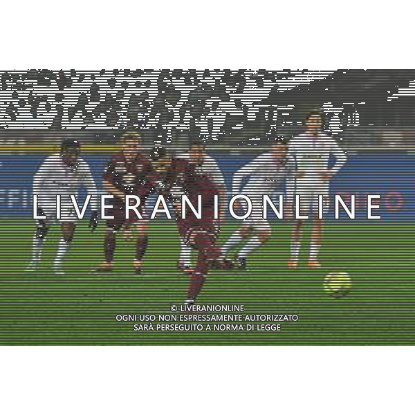 TVMV-Torino 20.02.2023 Stadio Grande Torino © Manuela Viganti/Agenzia Aldo Liverani Torino vs Cremonese Campionato Calcio Serie A TIM 2022/2023 23a giornata Nella foto: gol di antonio sanabria su rigore ©Viganti / AGENZIA ALDO LIVERANI SAS