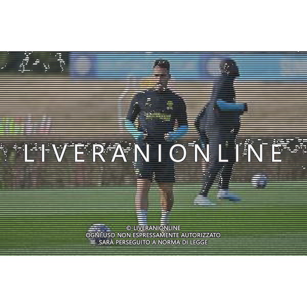 TVRG Allenamento Inter nella foto Lautaro Martinez (Inter) Appiano Gentile (CO) 21-02-2023 Centro sportivo Suning in memoria di Angelo Moratti - La Pinetina Allenamento Inter in preparazione della gara di andata contro il Porto valevole per gli ottavi di finale della UEFA Champions League foto Roberto Garavaglia/ag. Aldo Liverani sas/ AGENZIA ALDO LIVERANI SAS