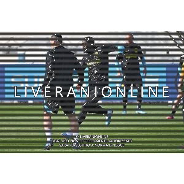 TVRG Allenamento Inter nella foto Romelu Lukaku (Inter) Appiano Gentile (CO) 21-02-2023 Centro sportivo Suning in memoria di Angelo Moratti - La Pinetina Allenamento Inter in preparazione della gara di andata contro il Porto valevole per gli ottavi di finale della UEFA Champions League foto Roberto Garavaglia/ag. Aldo Liverani sas/ AGENZIA ALDO LIVERANI SAS