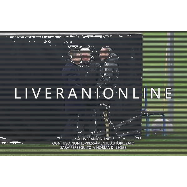 TVMV-Torino 22.02.2023 Continassa © Manuela Viganti/Agenzia Aldo Liverani Allenamento rifinitura Europa League 2022/2023 Nantes vs Juventus Nella foto: massimiliano allegri e federico cherubiini ©Viganti / AGENZIA ALDO LIVERANI SAS