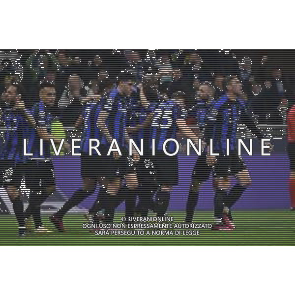 esultanza Inter dopo il gol dell\'1 a 0 Inter vs Porto Milano 22-02-2023 Stadio Giuseppe Meazza - San Siro UEFA Champions League ottavi di finale - gara di andata foto Roberto Garavaglia/ag. Aldo Liverani sas / AGENZIA ALDO LIVERANI SAS