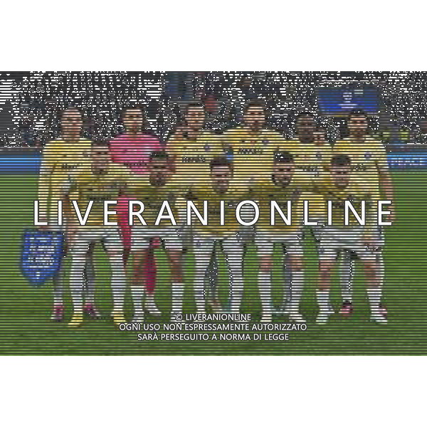 la formazione del Porto, in piedi da SX Pepe Kepler Laveran Lima Ferreira, Diogo Costa, Ivan Marcano, Marko Grujic, Zaidu Sanusi e Mehdi Taremi (Porto); in basso da SX Matheus Uribe, Wenderson Rodrigues do Nascimento Galeno, Pepe\' Eduardo Gabriel Aquino Cossa, Joao Mario Neto Lopes e Otavio Edmilson da Silva Monteiro Inter vs Porto Milano 22-02-2023 Stadio Giuseppe Meazza - San Siro UEFA Champions League ottavi di finale - gara di andata foto Roberto Garavaglia/ag. Aldo Liverani sas / AGENZIA ALDO LIVERANI SAS