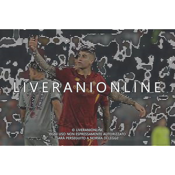 Roma vs Salisburgo Europa League - Play Off - Stadio Olimpico - Roma 23-02-2023 nella foto Gianluca Mancini FOTO FEDERICO GAETANO-AG ALDO LIVERANI SAS