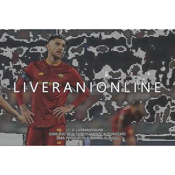 Roma vs Salisburgo Europa League - Play Off - Stadio Olimpico - Roma 23-02-2023 nella foto Lorenzo Pellegrini FOTO FEDERICO GAETANO-AG ALDO LIVERANI SAS