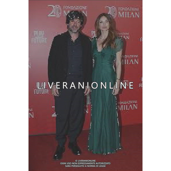 TVRG Red carpet Fondazione Milan nella foto Demetrio Albertini e Uriana Capone Milano 23-02-2023 Red carpet in occasione della cena per il 20mo anniversario di Fondazione Milan foto Roberto Garavaglia/ag. Aldo Liverani sas