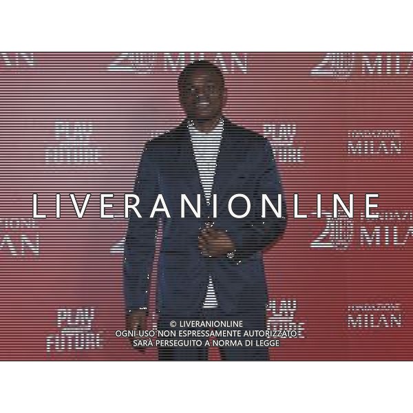 TVRG Red carpet Fondazione Milan nella foto Pierre Kalulu (Milan) Milano 23-02-2023 Red carpet in occasione della cena per il 20mo anniversario di Fondazione Milan foto Roberto Garavaglia/ag. Aldo Liverani sas