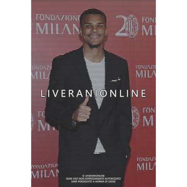 TVRG Red carpet Fondazione Milan nella foto Malick Thiaw (Milan) Milano 23-02-2023 Red carpet in occasione della cena per il 20mo anniversario di Fondazione Milan foto Roberto Garavaglia/ag. Aldo Liverani sas