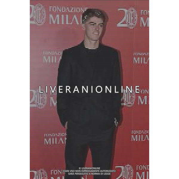 TVRG Red carpet Fondazione Milan nella foto Charles de Ketelaere (Milan) Milano 23-02-2023 Red carpet in occasione della cena per il 20mo anniversario di Fondazione Milan foto Roberto Garavaglia/ag. Aldo Liverani sas