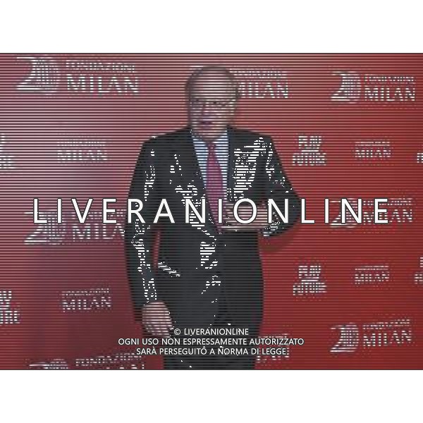 TVRG Red carpet Fondazione Milan nella foto Paolo Scaroni presidente Milan Milano 23-02-2023 Red carpet in occasione della cena per il 20mo anniversario di Fondazione Milan foto Roberto Garavaglia/ag. Aldo Liverani sas