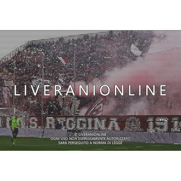 25.02.2023 REGGIO CALABRIA STADIO ORESTE GRANILLO. CAMPIONATO NAZIONALE SERIE B REGGINA VS MODENA IN FOTO TIFOSI CURVA SUD REGGINA ©GARREFFA PASQUALE / AGENZIA ALDO LIVERANI SAS