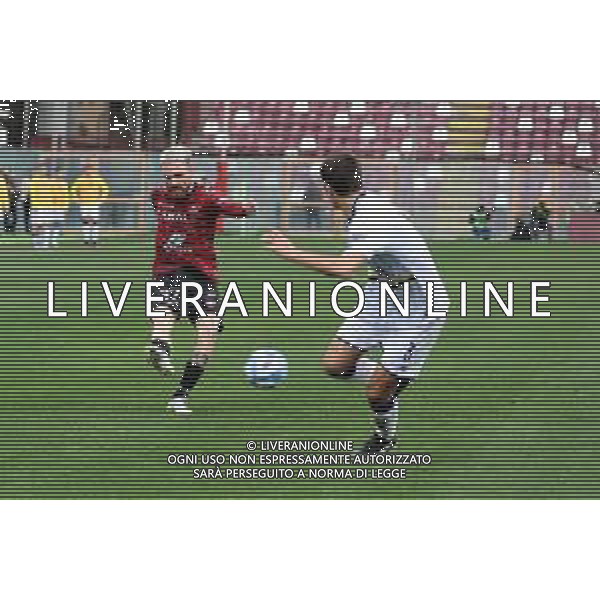 25.02.2023 REGGIO CALABRIA STADIO ORESTE GRANILLO. CAMPIONATO NAZIONALE SERIE B REGGINA VS MODENA IN FOTO ZAN MAJER REGGINA E FABIO PONSI MODENA ©GARREFFA PASQUALE / AGENZIA ALDO LIVERANI SAS