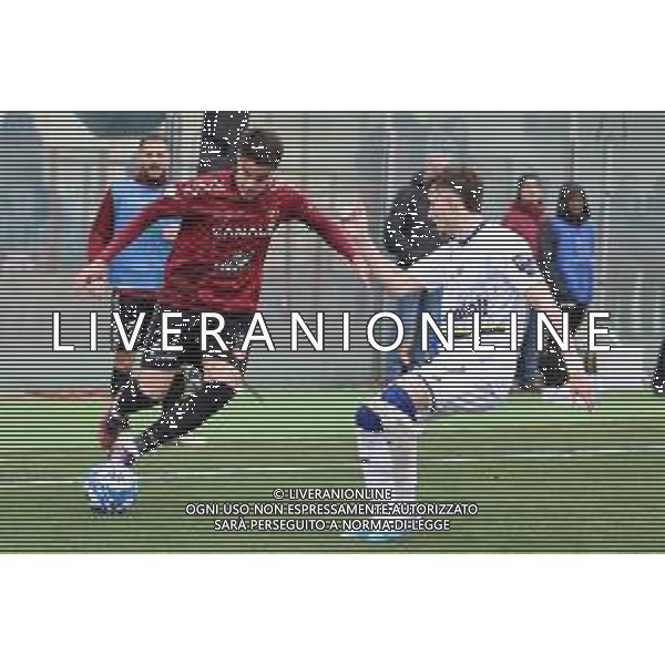 25.02.2023 REGGIO CALABRIA STADIO ORESTE GRANILLO. CAMPIONATO NAZIONALE SERIE B REGGINA VS MODENA IN FOTO NICCOLO\' PIEROZZI REGGINA E EDOARDO DUCA MODENA ©GARREFFA PASQUALE / AGENZIA ALDO LIVERANI SAS
