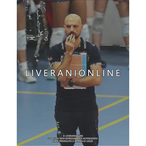 25-02-2023 PALLAVOLO FEMMINILE B1 CLAI IMOLA - ANGELINI CESENA NELLA FOTO L\'ALLENATORE DELLA CLAI IMOLA NELLO CALIENDO FOTO GIANNI SANNA-AG ALDO LIVERANI SAS