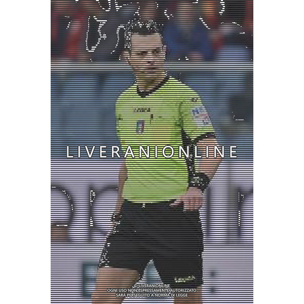 TVRG l\'arbitro Ivano Pezzuto di Lecce Genoa vs Spal Genova 25-02-2023 Stadio Luigi Ferraris - Marassi Campionato Serie BKT - 26a giornata foto Roberto Garavaglia/ag. Aldo Liverani sas