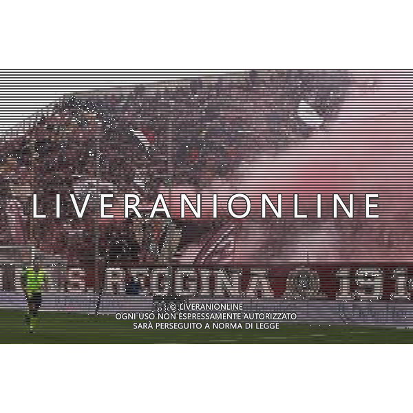 25/02/2023 STADIO ORESTE GRANILLO CAMPIONATO NAZIONALE DI CALCIO SERIE B. REGGINA VS MODENA IN FOTO TIFOSI CURVA SUD REGGINA ©GARREFFA PASQUALE / AGENZIA ALDO LIVERANI SAS