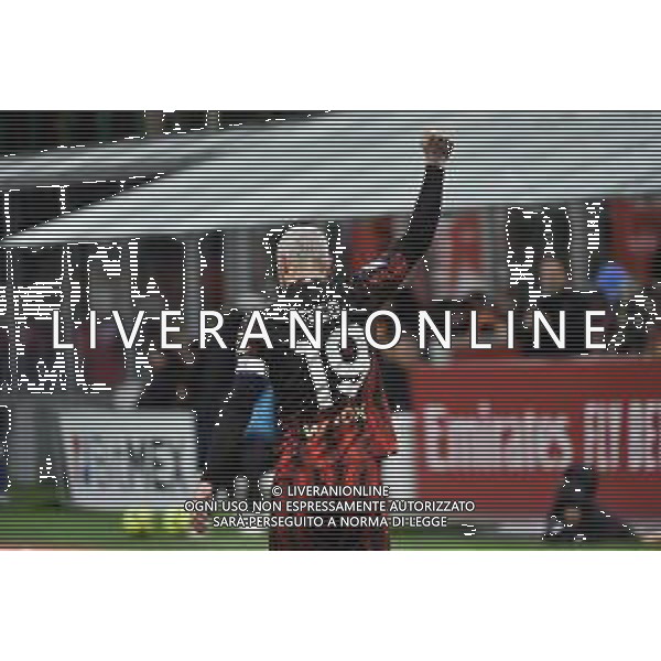 Theo Hernandez (Milan) esulta dopo il gol dell\'1 a 0 Milan vs Atalanta Milano 26-02-2023 Stadio Giuseppe Meazza - San Siro Campionato Serie A TIM - 24a giornata foto Roberto Garavaglia/ag. Aldo Liverani sas/ AGENZIA ALDO LIVERANI SAS