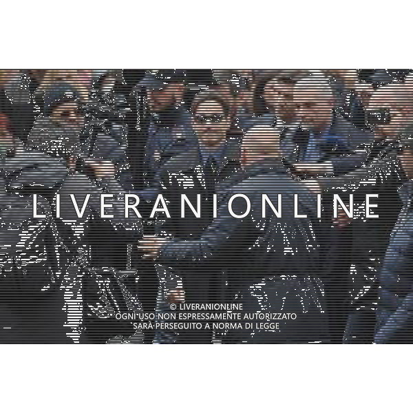 Funerali Maurizio Costanzo - Chiesa degli Artisti - Roma 27-02-2023 nella foto Arrivo di Pier Silvio Berlusconi FOTO FEDERICO GAETANO-AG ALDO LIVERANI SAS