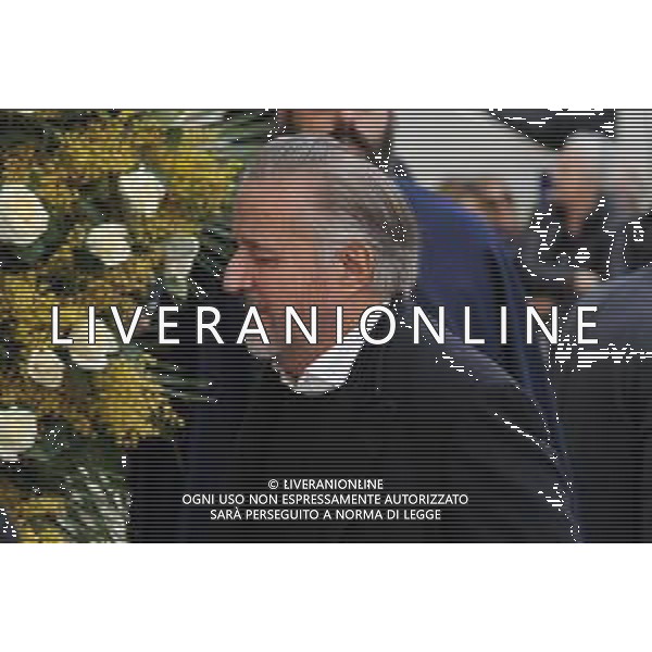 Funerali Maurizio Costanzo - Chiesa degli Artisti - Roma 27-02-2023 nella foto Christian De Sica FOTO FEDERICO GAETANO-AG ALDO LIVERANI SAS