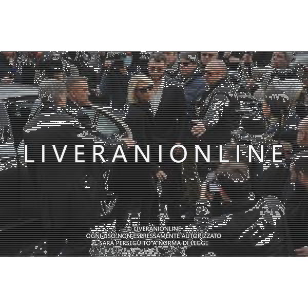 Funerali Maurizio Costanzo - Chiesa degli Artisti - Roma 27-02-2023 nella foto Arrivo di Maria De Filippi in chiesa FOTO FEDERICO GAETANO-AG ALDO LIVERANI SAS