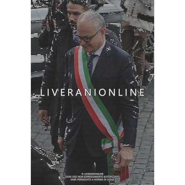 Funerali Maurizio Costanzo - Chiesa degli Artisti - Roma 27-02-2023 nella foto Roberto Gualtieri sindaco di Roma FOTO FEDERICO GAETANO-AG ALDO LIVERANI SAS