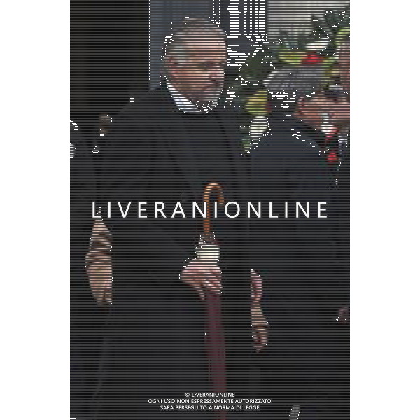 Funerali Maurizio Costanzo - Chiesa degli Artisti - Roma 27-02-2023 nella foto Christian De Sica FOTO FEDERICO GAETANO-AG ALDO LIVERANI SAS