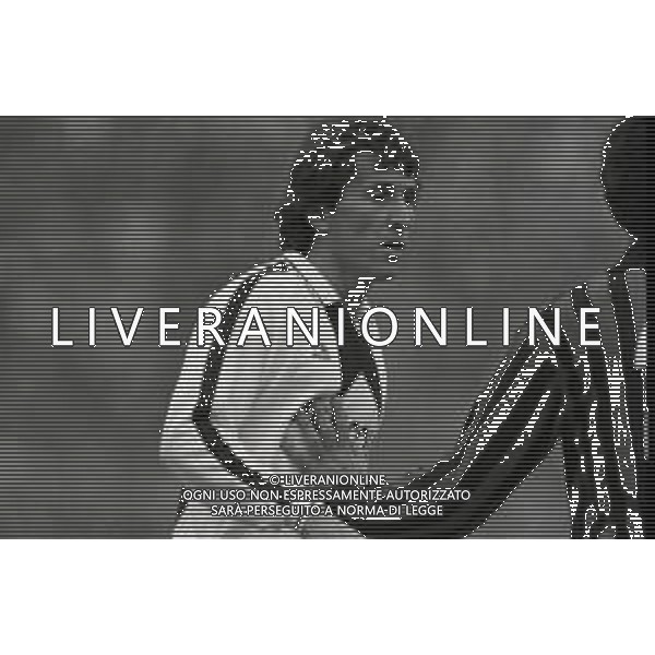 RETROSPETTIVA ZICO PSEUDONIMO DI ARTHUR ANTUNES COIMBRA CALCIATORE NELLA FOTO ZICO CON LA MAGLIA DELL\'UDINSE CALCIO NELL\'ANNO 1983-1984 AG ALDO LIVERANI SAS
