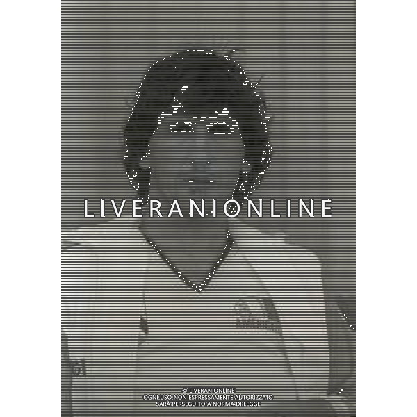 RETROSPETTIVA ZICO PSEUDONIMO DI ARTHUR ANTUNES COIMBRA CALCIATORE NELLA FOTO ZICO CON LA MAGLIA DELL\'UDINSE CALCIO NELL\'ANNO 1983-1984 AG ALDO LIVERANI SAS
