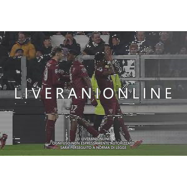 Torino 28.02.2023 Allianz Stadium Juventus vs Torino Campionato Calcio Serie A TIM 2022/2023 24a giornata Nella foto: esultanza torino dopo il gol di yann karamoh ©Viganti / AGENZIA ALDO LIVERANI SAS